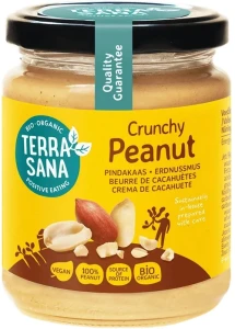 KREM Z ORZESZKÓW ZIEMNYCH PRAŻONYCH 100 % CRUNCHY BIO 250 g - TERRASANA