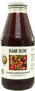 SOK Z ŻURAWINY WIELKOOWOCOWEJ NFC 500 ml - VIANDS (SAM SOK)