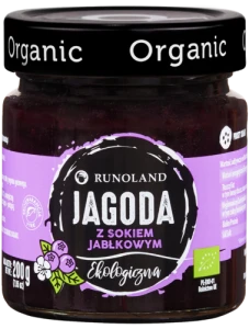 SŁODKA PRZEKĄSKA JAGODA BIO 200 g - RUNOLAND