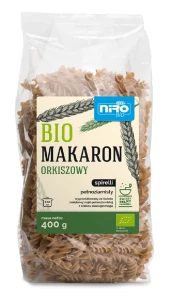 MAKARON (ORKISZOWY RAZOWY) ŚWIDERKI BIO 400 g - NIRO