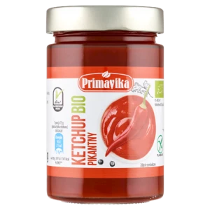KETCHUP PIKANTNY BEZGLUTENOWY BIO 315 g - PRIMAVIKA