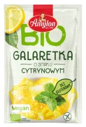 GALARETKA Z AGAREM O SMAKU CYTRYNOWYM BEZGLUTENOWA BIO 40 g - AMYLON