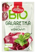 GALARETKA Z AGAREM O SMAKU WIŚNIOWYM BEZGLUTENOWA BIO 40 g - AMYLON