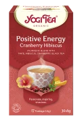 HERBATKA POZYTYWNA ENERGIA ŻURAWINA - HIBISKUS (POSITIVE ENERGY CRANBERRY HIBISCUS) BIO (17 x 1,8 g) 30,6 g - YOGI TEA