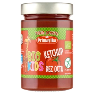 KETCHUP BEZ OCTU DLA DZIECI BEZGLUTENOWY BIO 315 g - PRIMAVIKA (BIO KIDS)