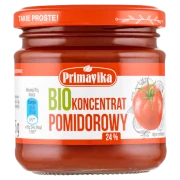 KONCENTRAT POMIDOROWY 22 % - 24 % BIO 185 g - PRIMAVIKA