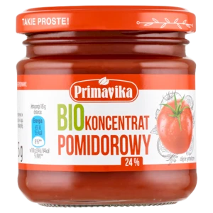 KONCENTRAT POMIDOROWY 22 % - 24 % BIO 185 g - PRIMAVIKA