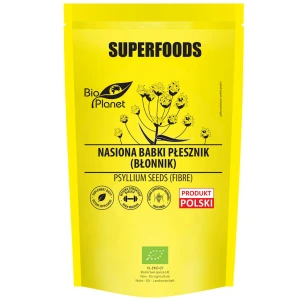 NASIONA BABKI PŁESZNIK (BŁONNIK) BIO 250 g - BIO PLANET SUPERFOODS