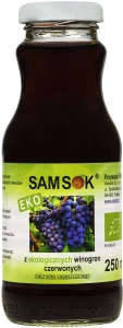 SOK Z CZERWONYCH WINOGRON NFC BIO 250 ml - VIANDS (SAM SOK)