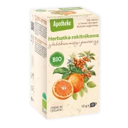 HERBATKA ROKITNIKOWA Z MIĘTĄ I POMARAŃCZĄ BIO (20 x 1,8 g) 36 g - APOTHEKE