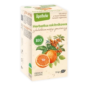 HERBATKA ROKITNIKOWA Z MIĘTĄ I POMARAŃCZĄ BIO (20 x 1,5 g) 30 g - APOTHEKE