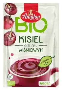 KISIEL INSTANT O SMAKU WIŚNIOWYM BEZGLUTENOWY BIO 30 g - AMYLON