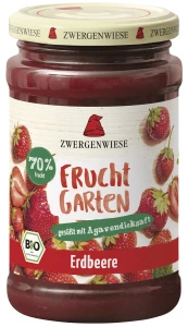 MUS TRUSKAWKOWY (70 % OWOCÓW) BEZGLUTENOWY BIO 225 g - ZWERGENWIESE