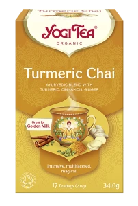 HERBATKA ZŁOTY CHAI Z KURKUMĄ (TURMERIC CHAI) BIO (17 x 2 g) 34 g - YOGI TEA