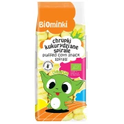 CHRUPKI KUKURYDZIANE SPIRALE BEZGLUTENOWE BIO 60 g - BIOMINKI