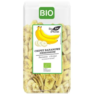 CHIPSY BANANOWE NIESŁODZONE BIO 350 g - BIO PLANET