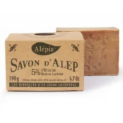 MYDŁO Z ALEPPO W KOSTCE Z OLEJEM LAUROWYM 5 % 190 g - ALEPIA
