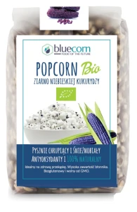 POPCORN (ZIARNO KUKURYDZY NIEBIESKIEJ) BEZGLUTENOWE BIO 350 g - BLUECORN