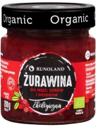 ŻURAWINA DO MIĘS, SERÓW I DESERÓW BIO 200 g - RUNOLAND