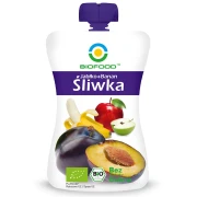 MUS ŚLIWKA - BANAN - JABŁKO BEZGLUTENOWY BIO 90 g - BIOFOOD