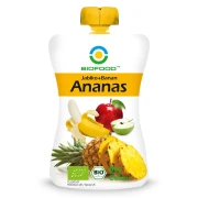 MUS ANANAS - BANAN - JABŁKO BEZGLUTENOWY BIO 120 g - BIOFOOD