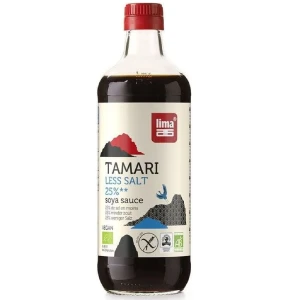 SOS SOJOWY TAMARI 50 % MNIEJ SOLI BEZGLUTENOWY BIO 500 ml - LIMA