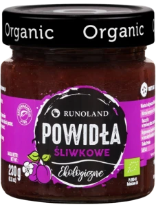 POWIDŁA ŚLIWKOWE BIO 230 g - RUNOLAND