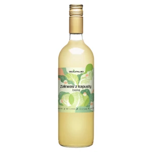 ZAKWAS Z KAPUSTY BIAŁEJ BIO 750 ml - DELIKATNA