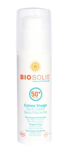 KREM PRZECIWSŁONECZNY DO TWARZY SPF 50+ ECO 50 ml - BIOSOLIS (PRODUKT SEZONOWY)