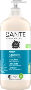 MYDŁO W PŁYNIE ALOES I CYTRYNA ECO 500 ml - SANTE