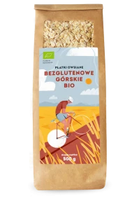 PŁATKI OWSIANE GÓRSKIE BEZGLUTENOWE BIO 500 g - PIĘĆ PRZEMIAN