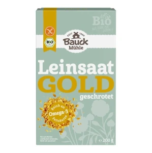 LEN ZŁOTY MIELONY BEZGLUTENOWY BIO 200 g - BAUCK MUHLE