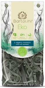 MAKARON (SEMOLINOWY Z ALGAMI MORSKIMI) GNIAZDA TAGLIATELLE BIO 250 g - BARTOLINI