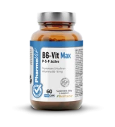 WITAMINA B6-VIT MAX P-5-P ACTIVE (18 mg) BEZGLUTENOWA 60 KAPSUŁEK - PHARMOVIT (CLEAN LABEL)