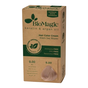 FARBA DO WŁOSÓW BARDZO JASNY BLOND (9.00) 250 g - BIOMAGIC