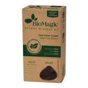 FARBA DO WŁOSÓW CIEMNY CZEKOLADOWY BRĄZ (55.07) 250 g - BIOMAGIC