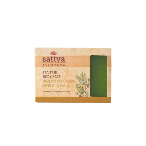 MYDŁO W KOSTCE DO CIAŁA DRZEWO HERBACIANE 125 g - SATTVA (AYURVEDA)