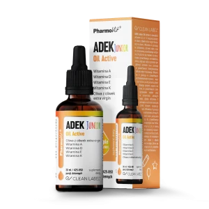 WITAMINA ADEK JUNIOR DLA DZIECI W KROPLACH BEZGLUTENOWE 30 ml - PHARMOVIT (CLEAN LABEL)