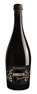 KOMBUCHA BELLEBULLE NA PŁATKACH DĘBU O SMAKU KWIATÓW CZARNEGO BZU BIO 750 ml - KOMBUCHA BY LAURENT
