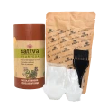HENNA CZEKOLADOWY BRĄZ ECO 150 g - SATTVA (AYURVEDA)