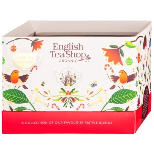 KALENDARZ ADWENTOWY (HERBATY I HERBATKI) BIO (LUXURY – 13 SMAKÓW) (25 x 1,78 g) 44,5 g - ENGLISH TEA SHOP ORGANIC (PRODUKT SEZONOWY)