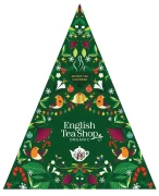 KALENDARZ ADWENTOWY (HERBATY I HERBATKI) BIO PIRAMIDKI (GREEN TRANGULAR – 13 SMAKÓW) (25 x 2 g) 50 g - ENGLISH TEA SHOP ORGANIC (PRODUKT SEZONOWY)
