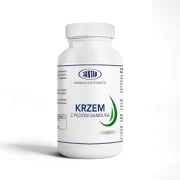 KRZEM ORGANICZNY Z PĘDÓW BAMBUSA 90 KAPSUŁEK - JANTAR