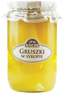 GRUSZKI W SYROPIE 720 g (360 g) - KROKUS