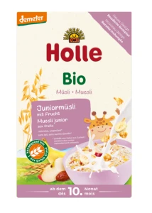MUSLI JUNIOR Z OWOCAMI OD 10 MIESIĄCA DEMETER BIO 250 g - HOLLE