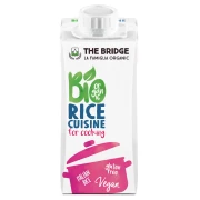 KREM RYŻOWY DO GOTOWANIA BEZ DODATKU CUKRÓW BEZGLUTENOWY BIO 200 ml - THE BRIDGE