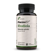 RHODIOLA - RÓŻENIEC GÓRSKI EKSTRAKT (140 mg) BEZGLUTENOWY 90 KAPSUŁEK - PHARMOVIT (CLASSIC)