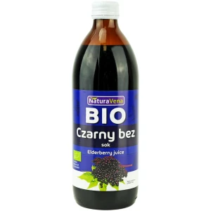 SOK Z CZARNEGO BZU BIO 500 ml - NATURAVENA