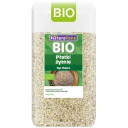 PŁATKI ŻYTNIE BIO 300 g - NATURAVENA