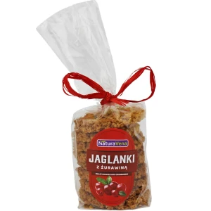 CIASTKA JAGLANKI Z ŻURAWINĄ 175 g - NATURAVENA